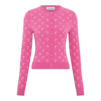 Marine Serre Mujer, Jerseys, Rosa, Talla: S