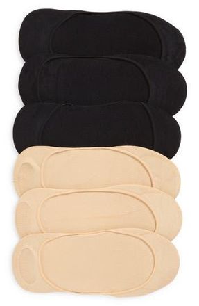 Hue Ultra Low 6-Pack Liner Socks in Assorted Pack at Nordstrom Rack, Size Small/medium