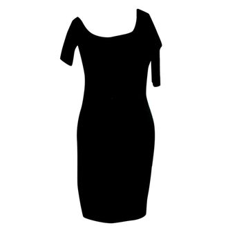 Helmut Lang shoulder bodycon dress Size M