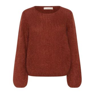 Inwear Round-neck Truien - Dames - Ronde hals truien - Rood - L/Xl - Truien & Vesten