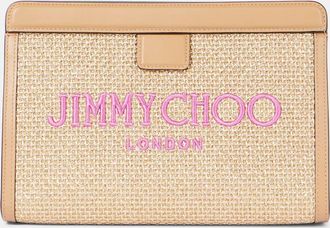 Jimmy Choo London Pochette Avenue Small con pelle