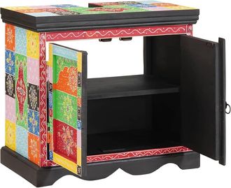 vidaXL Mueble De Lavabo Marr&oacute;n 60 X 35 X 55 Cm Madera De Mango Maciza Vidaxl