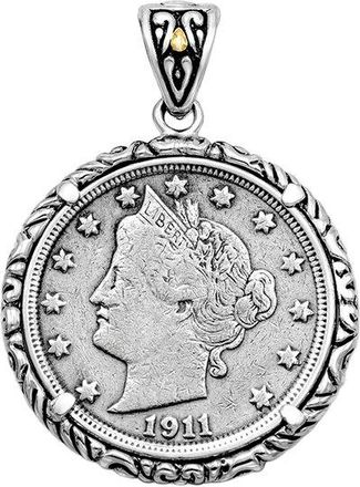 Samuel B. 18K & Silver Pendant