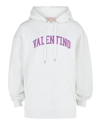 Valentino Varsity Logo Cotton Hoodie