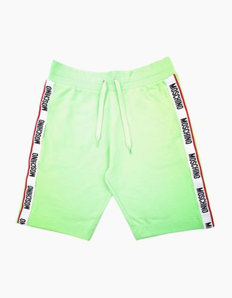 Moschino Mens Moschino Underwear Logo Tape Shorts Green 0449 - Size: 32/30/31