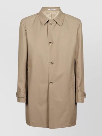 Tagliatore long sleeve raincoat straight cut buttoned cuffs