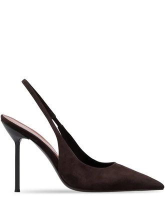 PARIS TEXAS 105mm slingback pointed-toe pumps - Brown