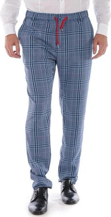 Daniele Alessandrini Jeans - Heren - Slim Fit Broeken - Blauw - L - Polyester - Broeken