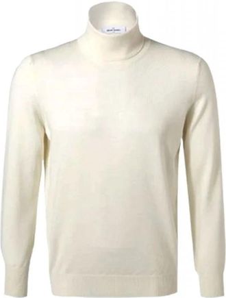 Gran Sasso Turtleneck Trui - Heren - Coltruien - Beige - M - Wol - Truien & Vesten