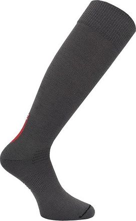 eurosock Ski Superlite 2-Pack Crew Cut Socks Shoes Charcoal : LG (US Mens Shoe 9-11 - Womens Shoe 10-12), Acrylic/Lycra/Nylon