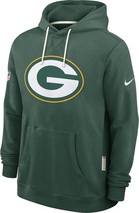 Nike Green Bay Packers Initial Home Sideline Nike Mens Dri-FIT NFL Pullover Hoodie in Green | 03AZ3EE7T-A0M