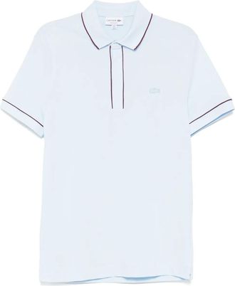 Lacoste Polo in piqu&eacute; elasticizzato - Blu