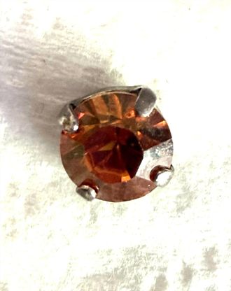 Mariana Womens Studs Earrings In Dark Orange