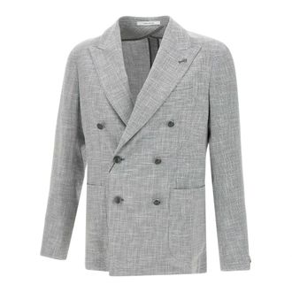 Tagliatore Blazers, male, Gray, Size: 3XL Tagliatore Jackets Grey