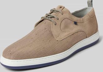 Floris Van Bommel Floris Van Bommel Schnürschuhe mit Label-Details Modell De Dijker in Beige, Größe 45