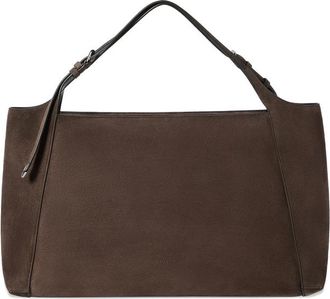 Brunello Cucinelli Sartorial Shoppper Bag In Suede