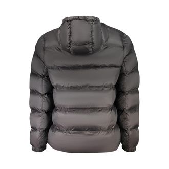 Calvin Klein Recycled Nylon Hood Down Jacket - Black
