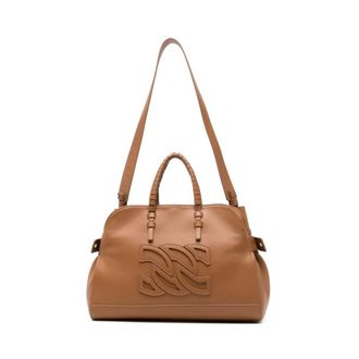 Casadei Park Avenue Tote Bag - female - Casadei - Handbags - Brown - ONE SIZE - Bags