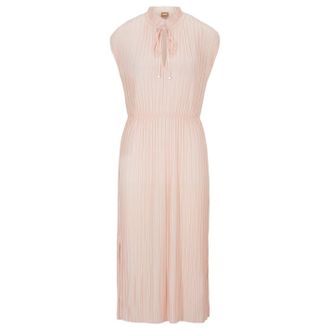 HUGO BOSS Womens Dress in Bright Pink - Size 14 UK