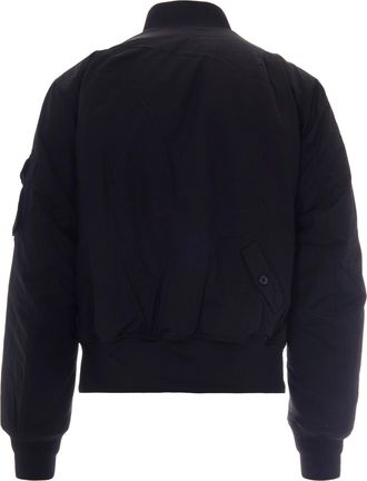 adidas Mens Bomber Jacket Nylon Black Polyamide