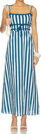 Beach Riot Levie Maxi Dress In Twilight Tides Stripes