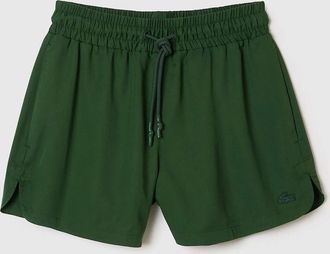 Lacoste Womens Fluid Lyocell Shorts - Green - Size: 32in/10