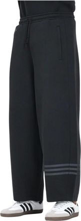 adidas Heren, Broeken, Zwart, Maat: L Katoen