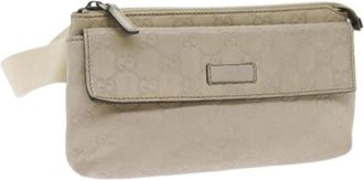 Gucci Pre-owned Belt Bags, female, White, Size: ONE SIZE Pre-owned Vintage Belt Bag