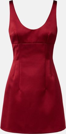 Emilia Wickstead Vestido corto Einna de sat&eacute;n