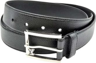 Louis Vuitton Pre-owned Belts, male, Black, Size: ONE SIZE Pre-owned Standard belt