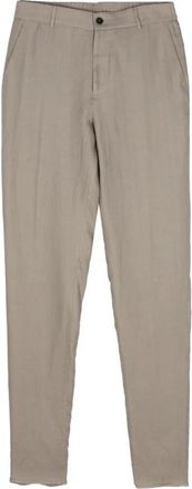 PESERICO Salie Groene Linnen Broek - Heren - Slim Fit Broeken - Groen - 2XL - Linnen - Broeken