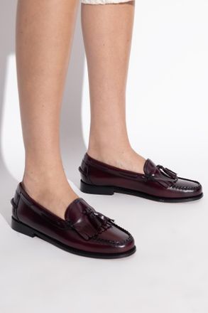 G.H. Bass & Co. Weejun Loafers Shoes, Womens, Burgundy