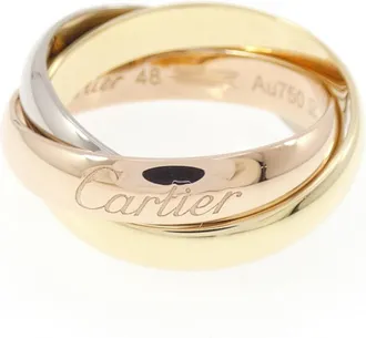 Cartier Pink Gold White Gold Yellow Gold Yellow Gold (18K) Pink Gold (18K) White Gold (18K) Band Ring (Pre-Owned)