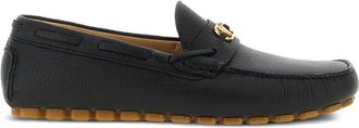Valentino Garavani Driver Fastaway Leather Loafers
