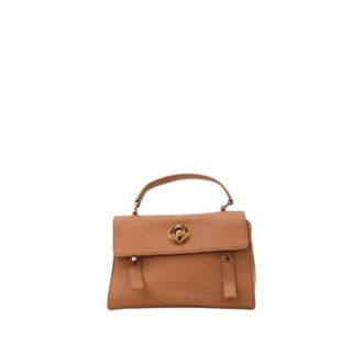 Saint Laurent Pre-owned Handbags, female, Brown, Size: ONE SIZE Pre-owned Le Muse Two