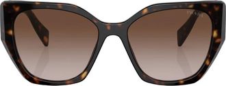Prada Dames, Accessoires, Bruin, Maat: 55 MM Polyamide