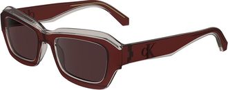Calvin Klein Jeans CKJ24608S 600 Mens Sunglasses Red Size 52