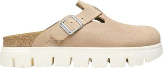 Birkenstock Leren muiltjes - Dames - Slip ons - Beige - 36 EU - Leer - Schoenen