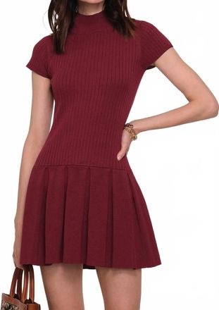 Heartloom Polina Dress In Merlot