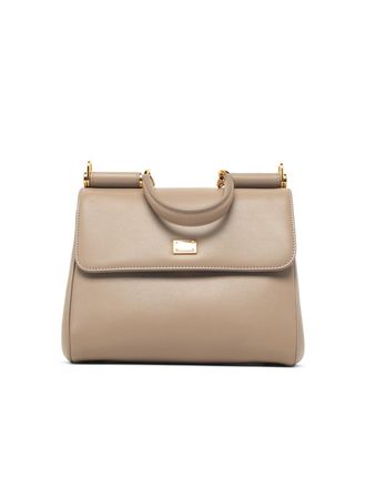 Dolce & Gabbana Borsa Lear piccola beige My Sicily di Dolce & Gabbana