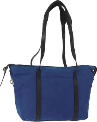 Prada Pre-owned Tote Bags, female, Blue, Size: ONE SIZE Pre-owned Vintage Tote Bag