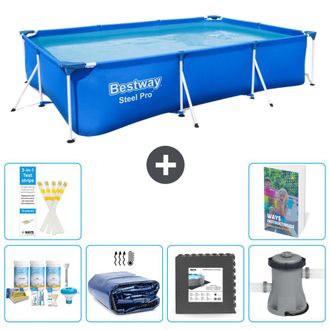 Bestway Piscina Bestway Steel Pro Rectangular - 300x201x66 Cm - 7-piezas S59