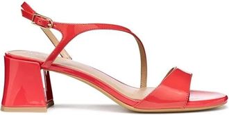 Geox New Eraklia 50 T01 - Dames - Sandalen met hakken - Oranje - 41 EU - Leer - Schoenen