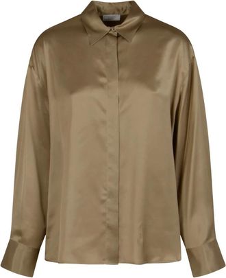PESERICO Camicia - Dames - Overhemden - Bruin - XL - Overhemden
