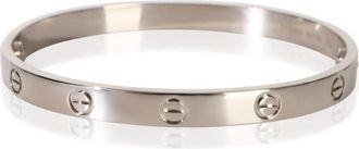 Cartier Pre-Owned Cartier White Gold Love Bracelet