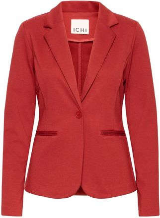 Ichi Blazer Ihkate BL - - Jackets - Donna - Rosso - L