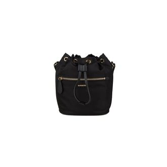 Burberry Medium Nylon Drawstring Bucket Bag - Dames - Tassen - Zwart - Maat: ONE Size Nylon