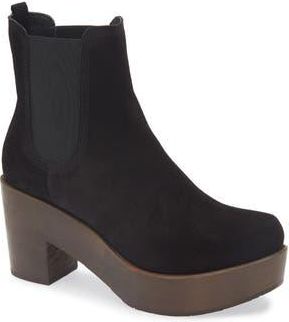 Pedro Garcia Dalmi Platform Chelsea Boot in Black at Nordstrom Rack, Size 10.5Us / 40.5Eu