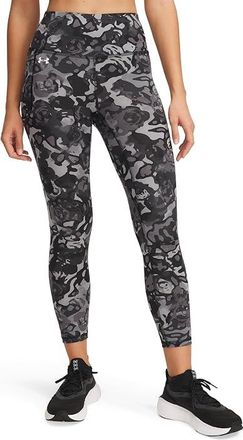 Under Armour Motion Print Ankle Leggings Womens Casual Pants Black/Titan Gray/White : LG (US 12-14) R, Polyester