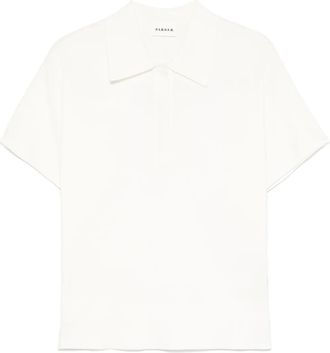 P.A.R.O.S.H. Polo Cipria - Bianco